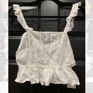 Nwt Forever 21 Lace Crop Tank In Size S!